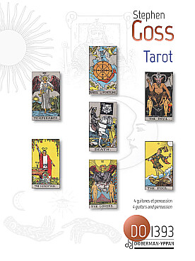 Illustration de Tarot pour 4 guitares et percussion (conducteur + parties séparées)