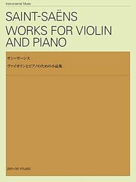 Illustration de Works for violin and piano
