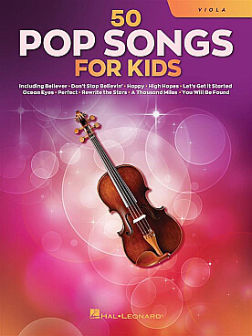 Illustration de 50 POP SONGS FOR KIDS