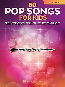 Illustration pop songs for kids (50) clarinette