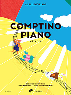 Illustration de Comptino piano : méthode pour jeunes enfants d'après des comptines françaises