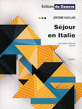 Illustration de Séjour en Italie pour saxhorn basse si b et piano