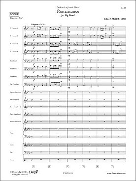 Illustration arcens renaissance pour big band