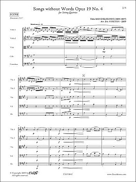Illustration mendelssohn romance ss paroles op. 19/4