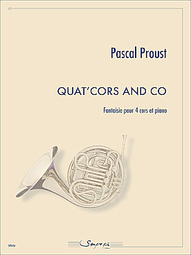 Illustration de Quat'cors and co, fantaisie pour 4 cors et piano