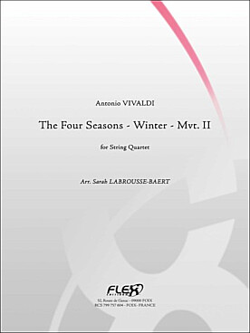 Illustration vivaldi les 4 saisons l'hiver : mouvt 2