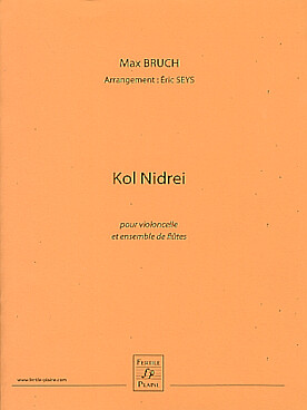 Illustration de Kol nidrei pour violoncelle et ensemble de flûtes