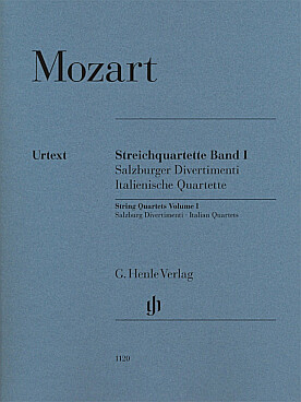 Illustration de Quatuor à cordes - Vol. 1 : Divertimenti & Italian quartets KV 136 à 138 & KV 155 à 160