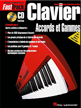 Illustration de FAST TRACK, méthode pour clavier avec CD - Accords et gammes