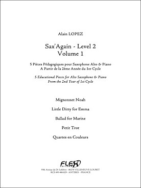 Illustration de Sax' again niveau 2 - Vol. 1