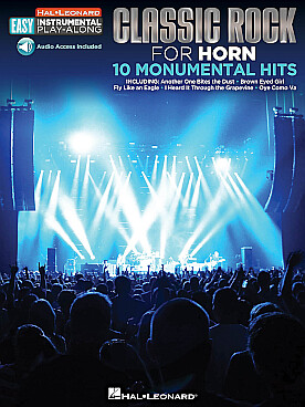 Illustration de CLASSIC ROCK for horn : 10 songs
