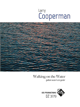 Illustration cooperman walking on the water