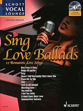 Illustration sing love ballads : 12 love songs