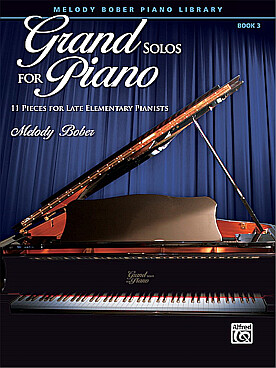 Illustration de Grand solos for piano - Book 3 : 11 Pieces for Late Elementary pianists