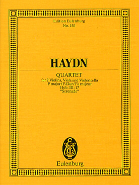 Illustration de Quatuor Hob. III:17 en fa M "Sérénade"
