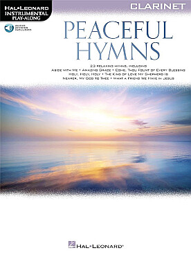 Illustration peaceful hymns for clarinet