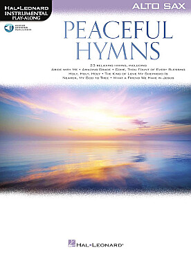Illustration peaceful hymns for sax