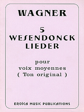 Illustration de 5 Wesendonck lieder - Voix moyennes (Ton original)