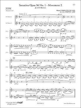 Illustration de Sonatine op. 36/1 (tr. Vireton) - 2e mouvement