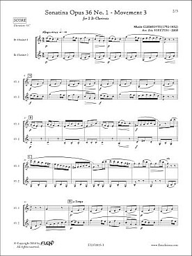 Illustration de Sonatine op. 36/1 (tr. Vireton) - 3e mouvement