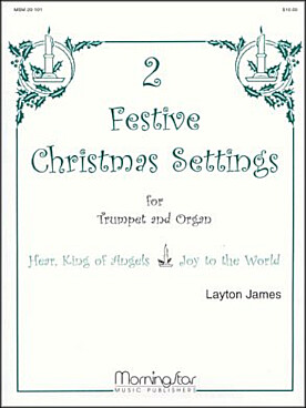 Illustration de 2 Festive Christmas settings