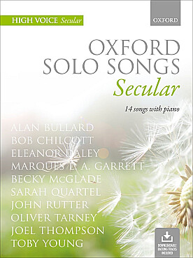 Illustration de OXFORD SOLOS SONGS : Secular - High voice