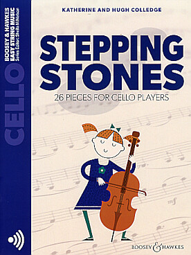 Illustration de Stepping stones (1er livre) : 26 pièces, nouvelle édition avec support audio