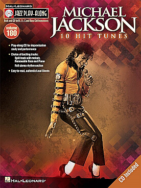 Illustration de JAZZ PLAY ALONG SERIES + CD play-along - Vol. 180 : Michael Jackson