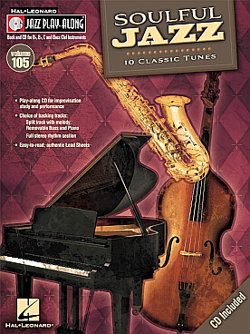Illustration de JAZZ PLAY ALONG SERIES + CD play-along - Vol. 105 : Soulful jazz