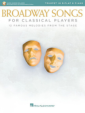 Illustration de BROADWAY SONGS for classical players