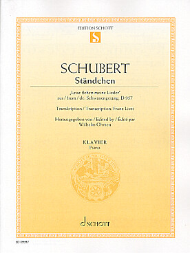 Illustration de Sérénade du Chant du cygne D 957 N° 4 - éd. Schott Mainz