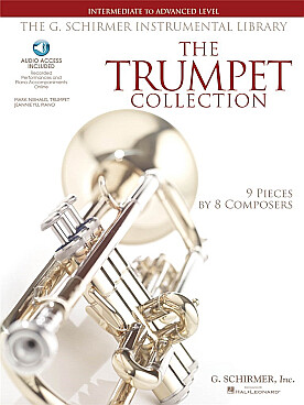 Illustration de The TRUMPET COLLECTION - Intermediate to advanced : 9 pièces de 8 compositeurs