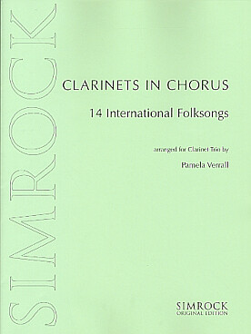 Illustration de CLARINET IN CHORUS : 14 international folksongs