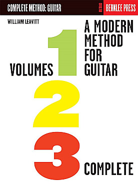 Illustration de Méthode moderne de guitare (en anglais) - Les 3 volumes regroupés 