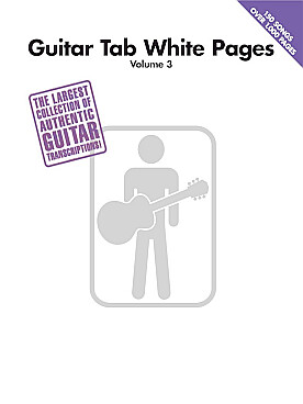 Illustration de GUITAR TAB WHITE PAGES - Vol. 3