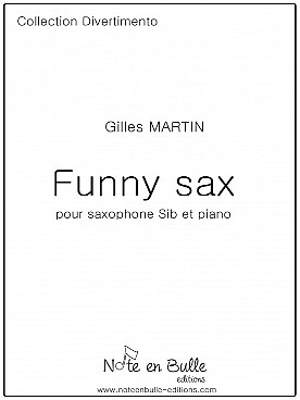 Illustration martin gilles funny sax si b