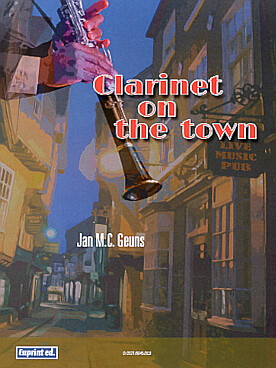 Illustration geuns clarinet on the town