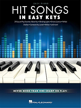 Illustration de HIT SONGS in easy keys