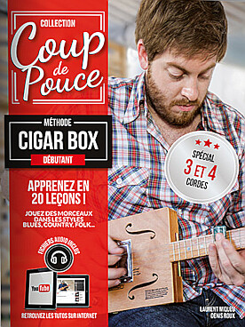 Illustration coup de pouce cigar box guitare