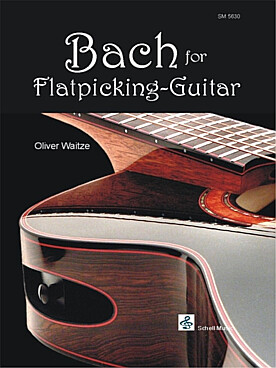 Illustration bach for fingerpicking guitar