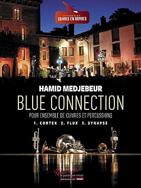 Illustration de Blue connection pour ensemble de cuivres et percussions