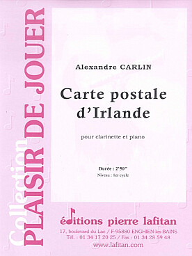 Illustration de Carte postale d'Irlande