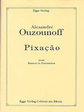 Illustration de Pixação pour basson et percussion