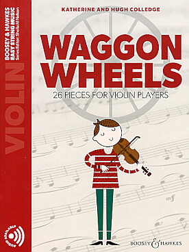 Illustration colledge  waggon wheels violon seul tel