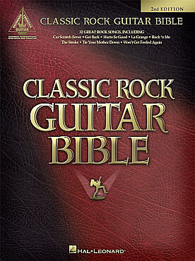 Illustration classic rock guitar bible