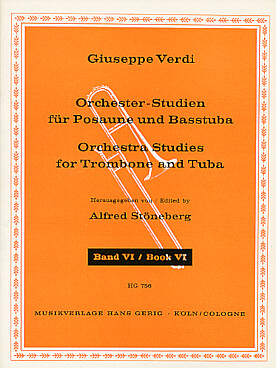 Illustration de Orchester-Studien pour trombone et tuba - Vol. 6 : Un Ballo in Maschera, Falstaff