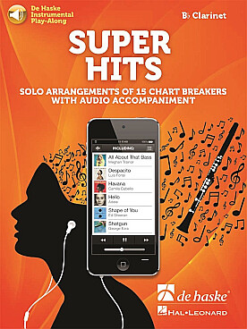 Illustration de SUPER HITS CLARINET avec accompagnement audio