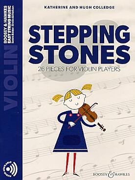 Illustration colledge  stepping stones violon + tel