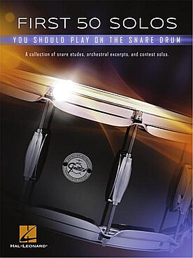 Illustration de FIRST 50 SOLOS YOU SHOULD PLAY - On the snare drum