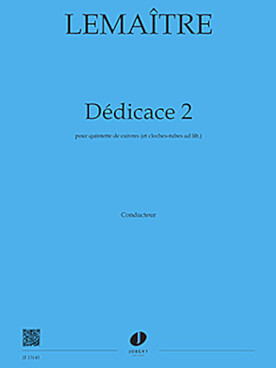 Illustration de Dédicace 2 pour quintette de cuivres et cloche-tubes